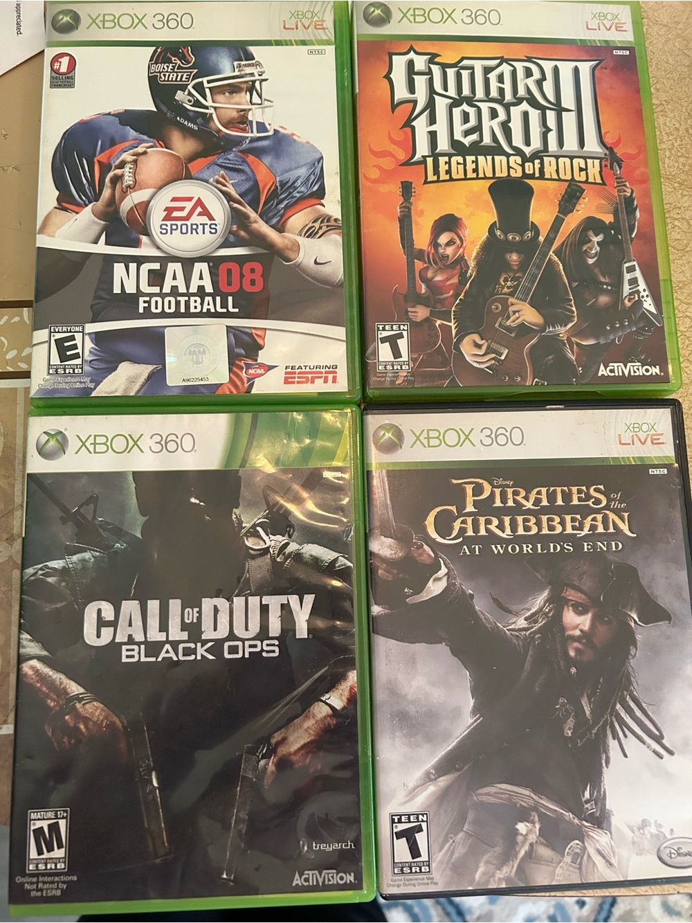Lot of 9 Xbox 360 Video Games
